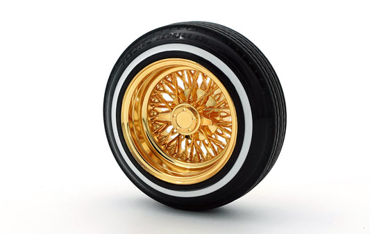 TRUE 13 Cross Laced Gold wheels