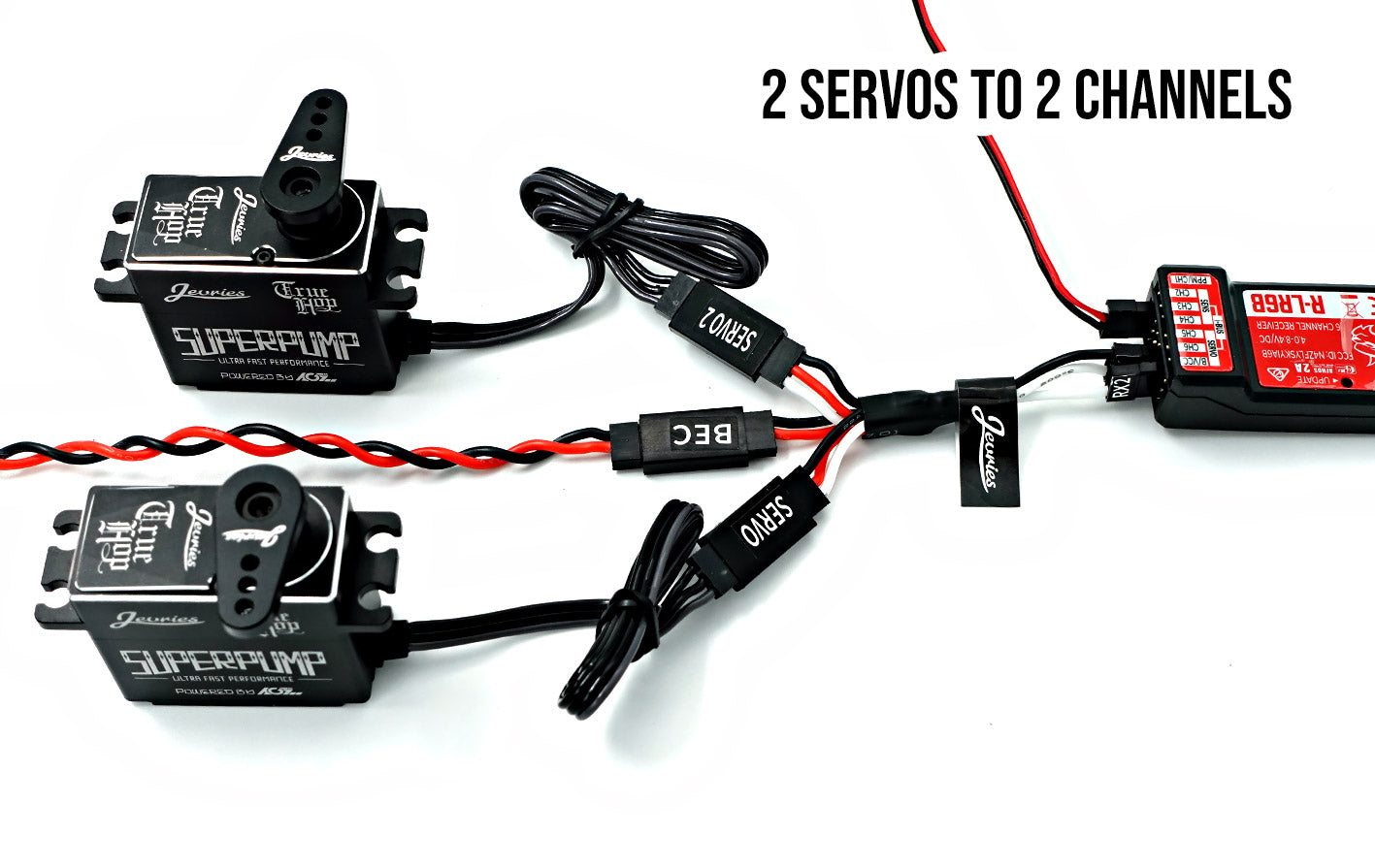 BEC wiring Harness 2 servo to 2 channels